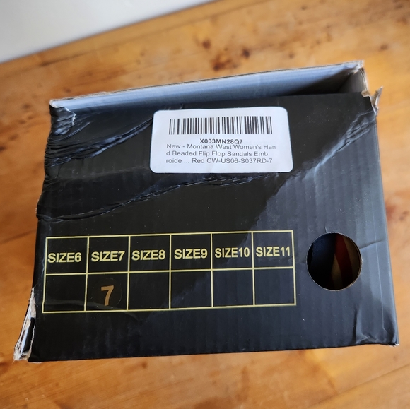 NIB Montana West American Pride Flip Flops - Picture 8 of 9